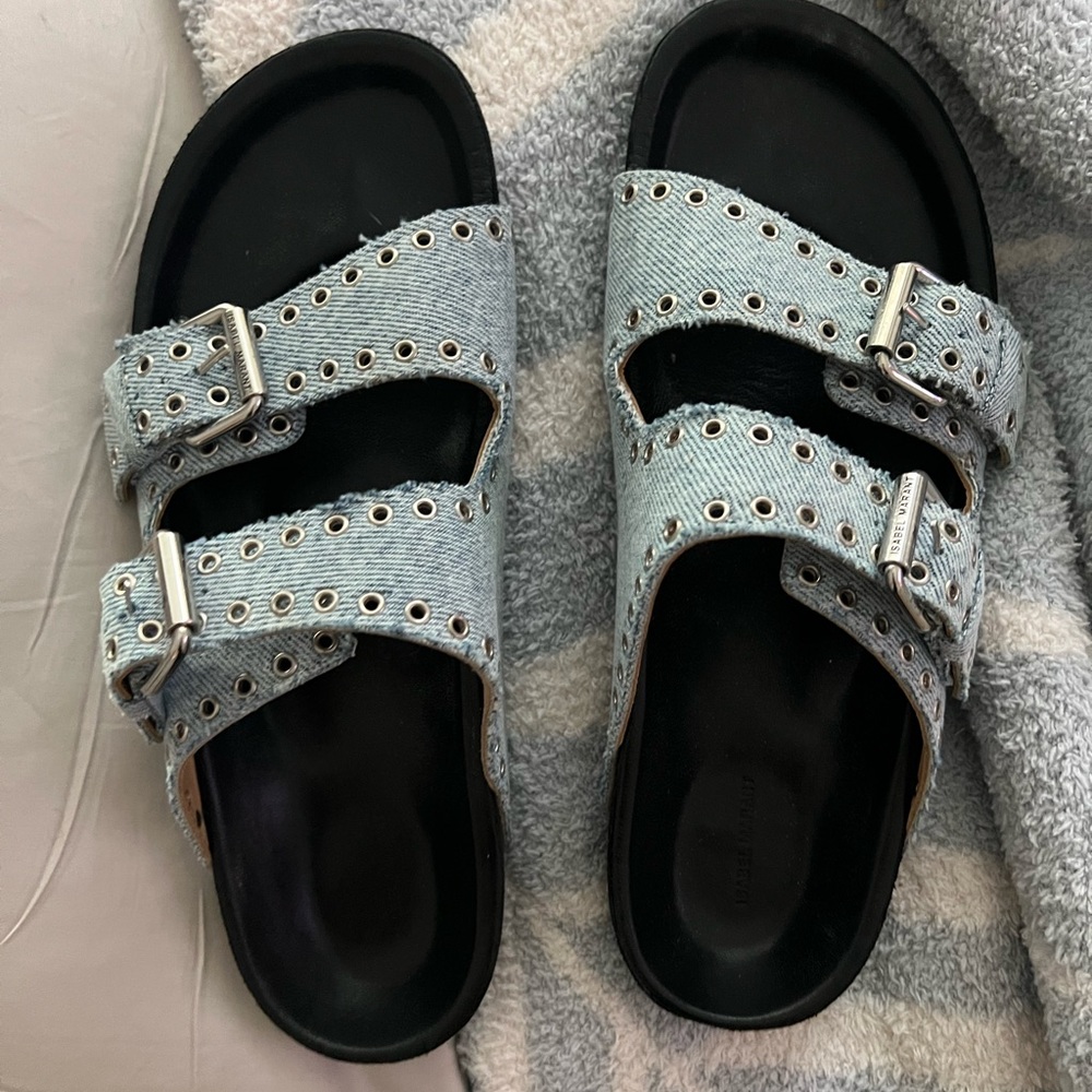 ISABEL MARANT JEAN SLIDES SZ 39